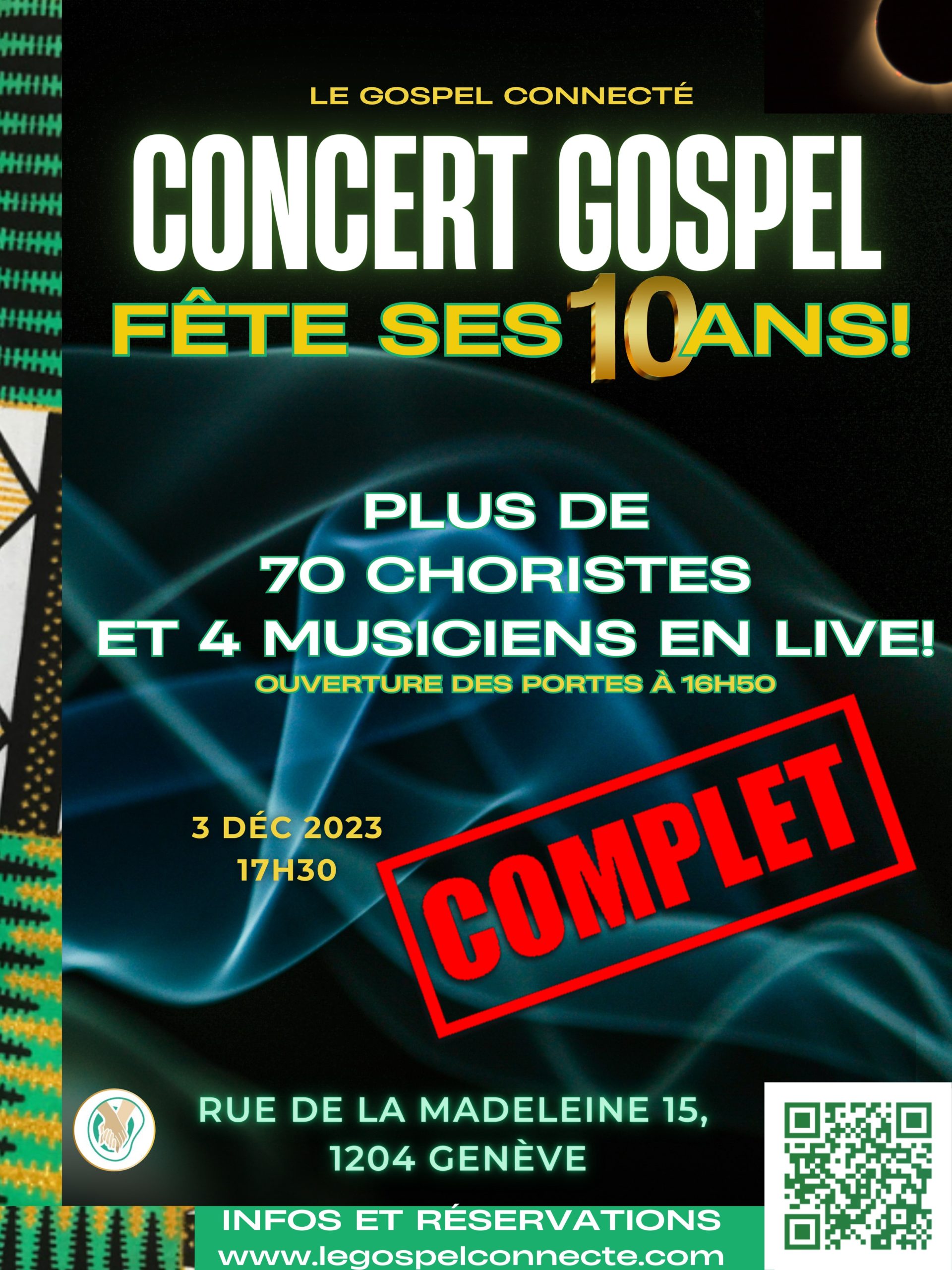 Le Gospel connecté fête ses 10 ans avec un concert exceptionnel !