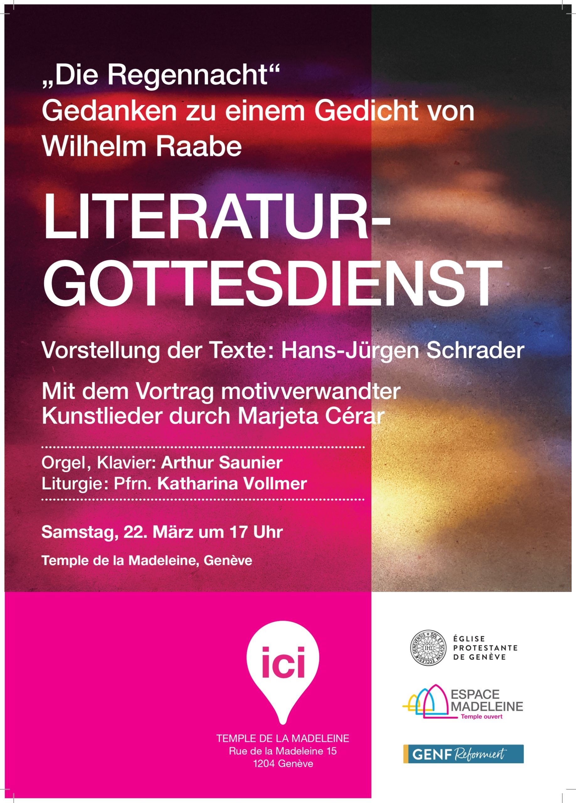 Literatur Gottesdienst - Lieder von Hugo Wolf