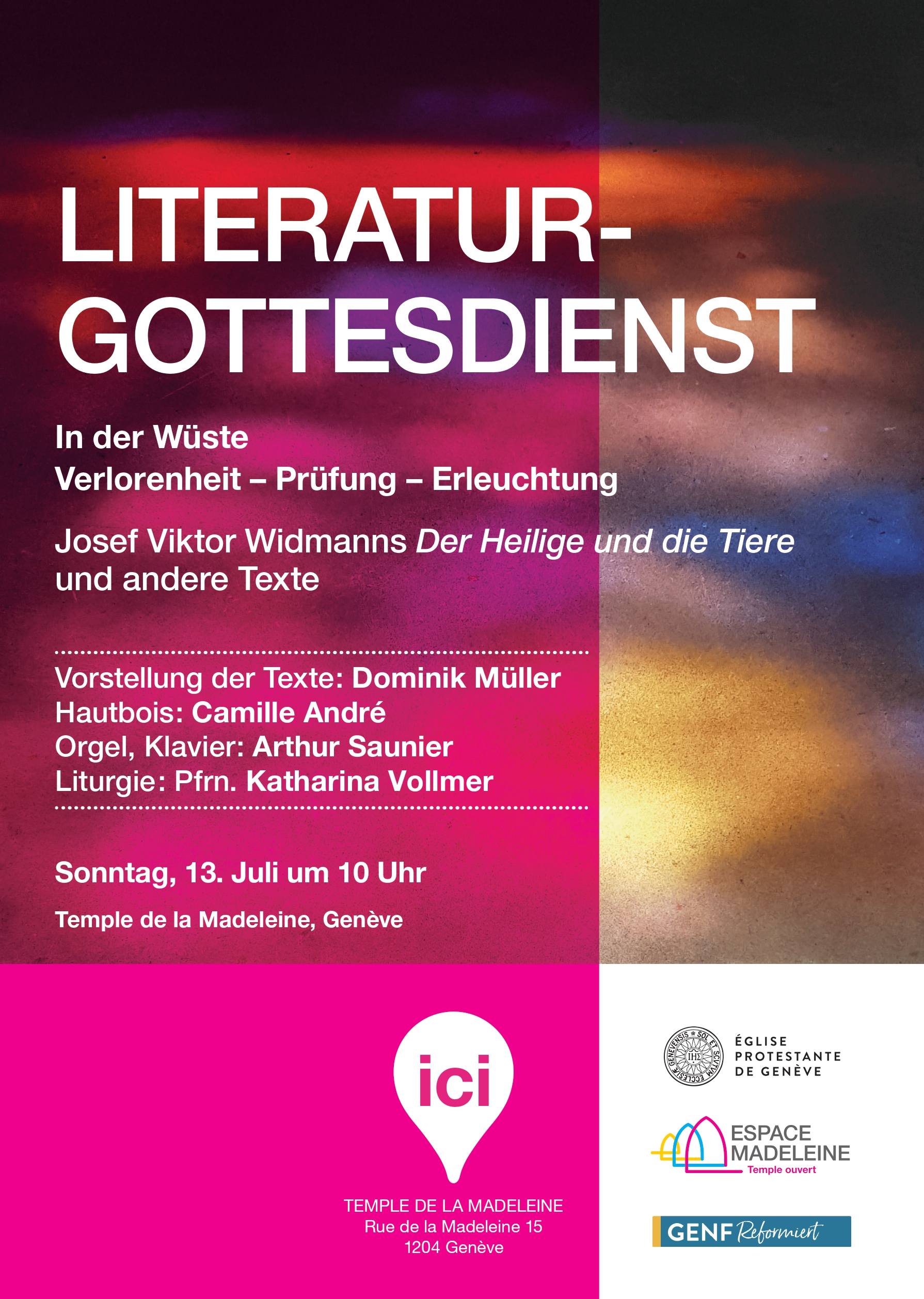 Ökum. Sommerkirche: Literaturgottesdienst